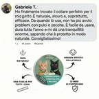 Ciondolo naturale antiparassitario gatti